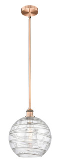 Edison One Light Mini Pendant in Antique Copper (405|616-1S-AC-G1213-12)