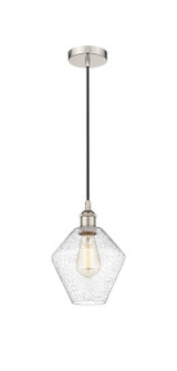 Edison One Light Mini Pendant in Polished Nickel (405|616-1P-PN-G654-8)