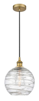 Edison One Light Mini Pendant in Brushed Brass (405|616-1P-BB-G1213-10)