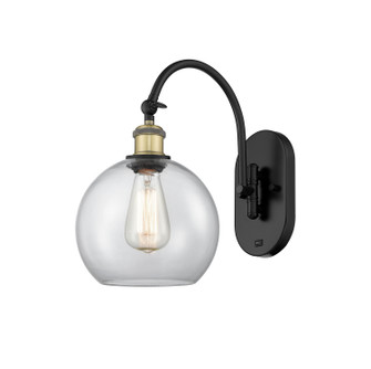Ballston LED Wall Sconce in Black Antique Brass (405|518-1W-BAB-G122-8-LED)