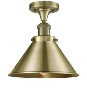 Franklin Restoration LED Semi-Flush Mount in Antique Brass (405|517-1CH-AB-M10-AB-LED)