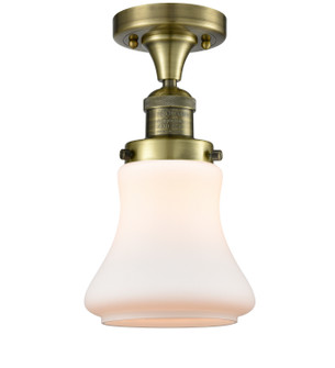 Franklin Restoration LED Semi-Flush Mount in Antique Brass (405|517-1CH-AB-G191-LED)