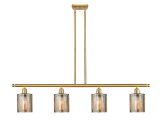 Ballston Four Light Island Pendant in Satin Gold (405|516-4I-SG-G116)