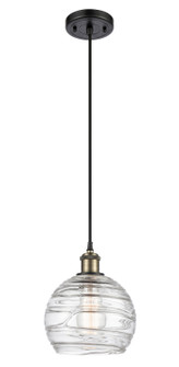 Ballston One Light Mini Pendant in Black Antique Brass (405|516-1P-BAB-G1213-8)