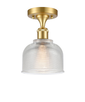 Ballston LED Semi-Flush Mount in Satin Gold (405|516-1C-SG-G412-LED)