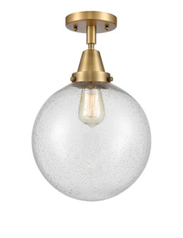 Caden LED Flush Mount in Brushed Brass (405|447-1C-BB-G204-10-LED)