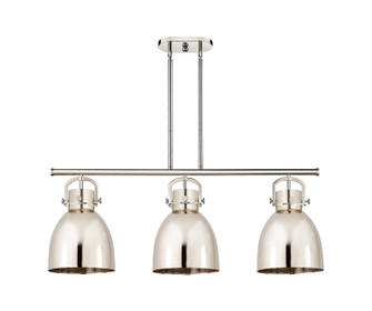 Downtown Urban Three Light Island Pendant in Polished Nickel (405|410-3I-PN-M412-10PN)