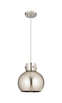 Downtown Urban One Light Pendant in Satin Nickel (405|410-1PM-SN-M410-10SN)