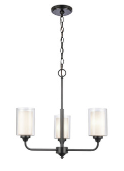 Auralume LED Pendant in Matte Black (405|342-3CR-BK-CLW-LED)