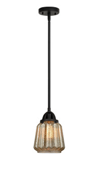 Nouveau 2 LED Mini Pendant in Matte Black (405|288-1S-BK-G146-LED)