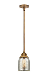 Nouveau 2 One Light Mini Pendant in Brushed Brass (405|288-1S-BB-G58)