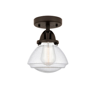 Nouveau 2 One Light Semi-Flush Mount in Oil Rubbed Bronze (405|288-1C-OB-G324)