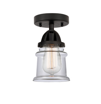 Nouveau 2 One Light Semi-Flush Mount in Matte Black (405|288-1C-BK-G182S)