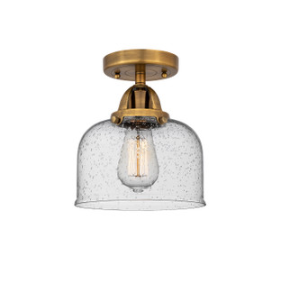 Nouveau 2 LED Semi-Flush Mount in Brushed Brass (405|288-1C-BB-G74-LED)