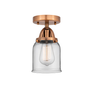 Nouveau 2 LED Semi-Flush Mount in Antique Copper (405|288-1C-AC-G52-LED)