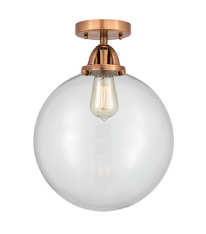 Nouveau 2 LED Semi-Flush Mount in Antique Copper (405|288-1C-AC-G202-12-LED)