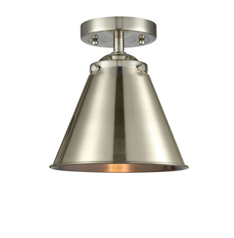 Nouveau LED Semi-Flush Mount in Brushed Satin Nickel (405|284-1C-SN-M13-SN-LED)