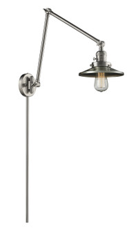 Franklin Restoration LED Swing Arm Lamp in Brushed Satin Nickel (405|238-SN-M2-LED)