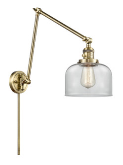 Franklin Restoration One Light Swing Arm Lamp in Antique Brass (405|238-AB-G72)