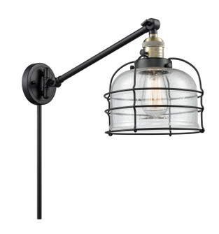 Franklin Restoration LED Swing Arm Lamp in Black Antique Brass (405|237-BAB-G74-CE-LED)