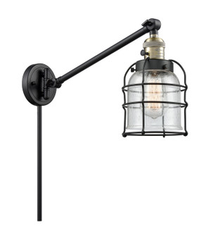 Franklin Restoration LED Swing Arm Lamp in Black Antique Brass (405|237-BAB-G54-CE-LED)