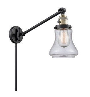 Franklin Restoration One Light Swing Arm Lamp in Black Antique Brass (405|237-BAB-G194)