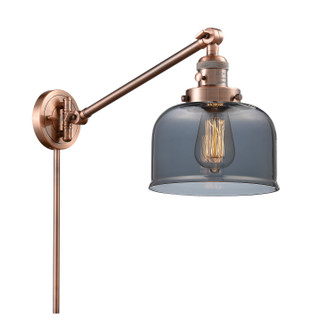 Franklin Restoration One Light Swing Arm Lamp in Antique Copper (405|237-AC-G73)