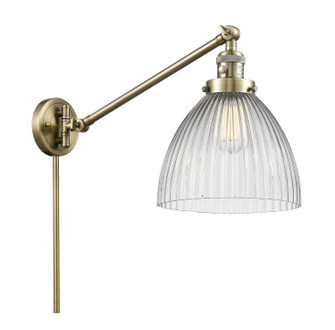 Franklin Restoration LED Swing Arm Lamp in Antique Brass (405|237-AB-G222-LED)
