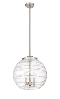 Ballston Three Light Pendant in Brushed Satin Nickel (405|221-3S-SN-G1213-16)