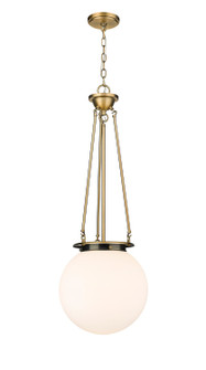 Essex One Light Pendant in Brushed Brass (405|221-1P-BB-G201-14)