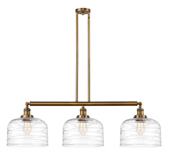 Franklin Restoration LED Island Pendant in Brushed Brass (405|213-BB-G713-L-LED)