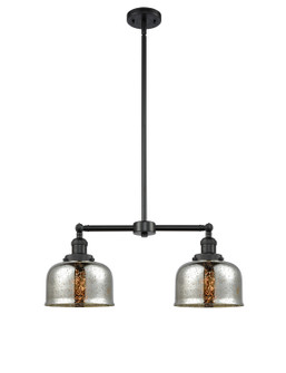 Franklin Restoration Two Light Island Pendant in Matte Black (405|209-BK-G78)