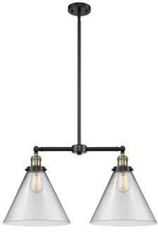 Franklin Restoration LED Island Pendant in Black Antique Brass (405|209-BAB-G42-L-LED)