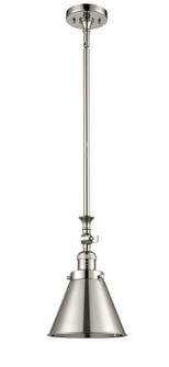 Franklin Restoration One Light Mini Pendant in Polished Nickel (405|206-PN-M13-PN)