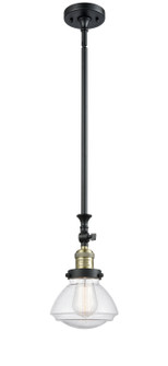Franklin Restoration LED Mini Pendant in Black Antique Brass (405|206-BAB-G324-LED)