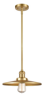 Franklin Restoration One Light Mini Pendant in Satin Gold (405|201S-SG-MFR-SG-12)