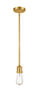Franklin Restoration LED Mini Pendant in Satin Gold (405|201S-SG-LED)
