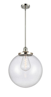 Franklin Restoration One Light Pendant in Polished Nickel (405|201S-PN-G204-16)