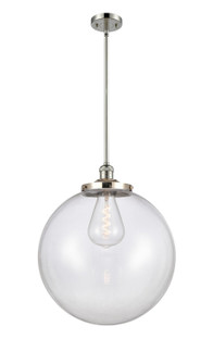 Franklin Restoration One Light Pendant in Polished Nickel (405|201S-PN-G202-18)