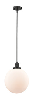 Franklin Restoration One Light Mini Pendant in Oil Rubbed Bronze (405|201S-OB-G201-12)