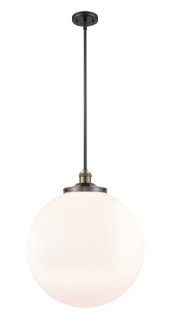 Franklin Restoration One Light Pendant in Black Antique Brass (405|201S-BAB-G201-18)