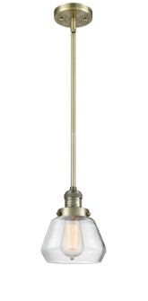 Franklin Restoration LED Mini Pendant in Antique Brass (405|201S-AB-G172-LED)