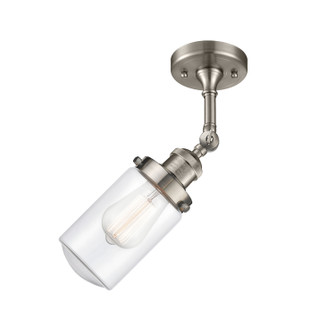 Franklin Restoration LED Semi-Flush Mount in Brushed Satin Nickel (405|201F-SN-G312-LED)