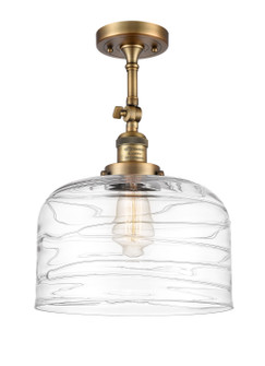 Franklin Restoration LED Semi-Flush Mount in Brushed Brass (405|201F-BB-G713-L-LED)