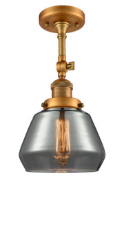 Franklin Restoration LED Semi-Flush Mount in Brushed Brass (405|201F-BB-G173-LED)