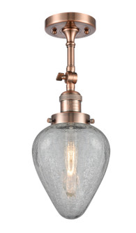 Franklin Restoration LED Semi-Flush Mount in Antique Copper (405|201F-AC-G165-LED)