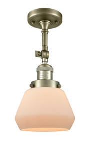 Franklin Restoration LED Semi-Flush Mount in Antique Brass (405|201F-AB-G171-LED)