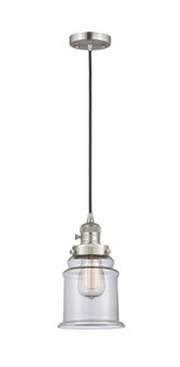 Franklin Restoration LED Mini Pendant in Brushed Satin Nickel (405|201CSW-SN-G182-LED)