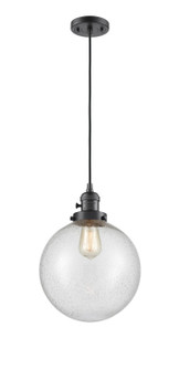 Franklin Restoration LED Mini Pendant in Oil Rubbed Bronze (405|201CSW-OB-G204-10-LED)