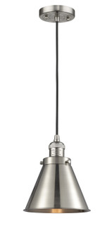 Franklin Restoration LED Mini Pendant in Brushed Satin Nickel (405|201C-SN-M13-SN-LED)